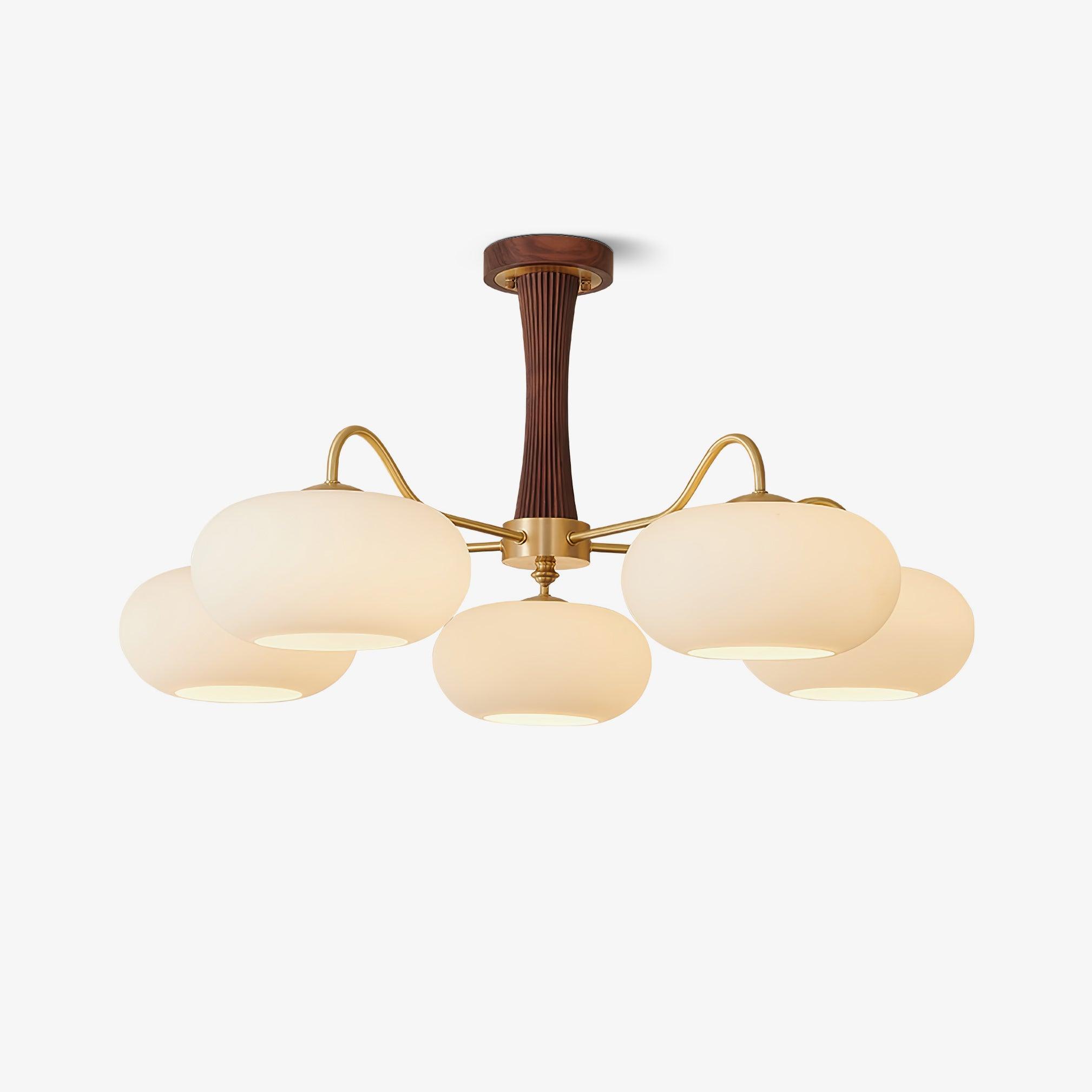 Dome Ceiling Light Semi Flush Chandelier