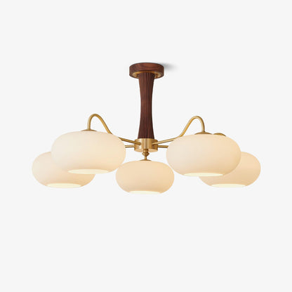 Dome Ceiling Light Semi Flush Chandelier