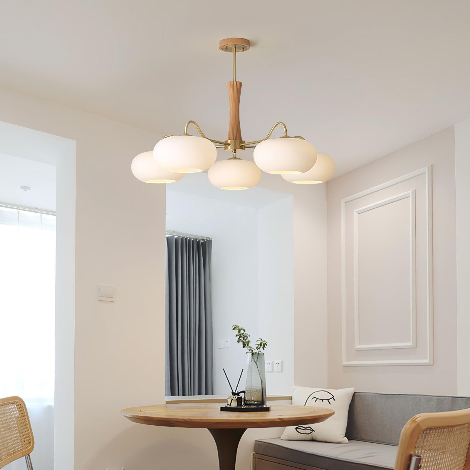 Dome Ceiling Light Semi Flush Chandelier