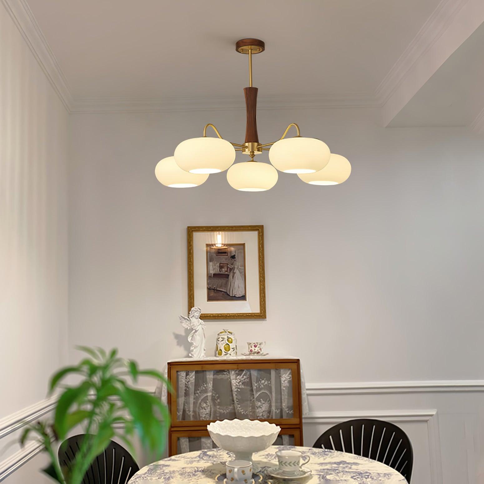 Dome Ceiling Light Semi Flush Chandelier