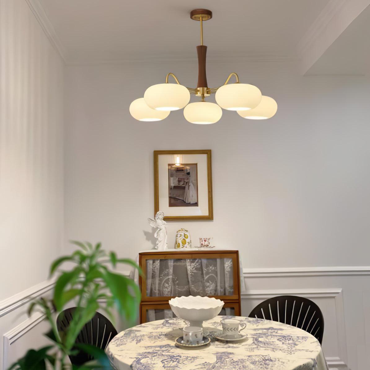 Dome Ceiling Light Semi Flush Chandelier