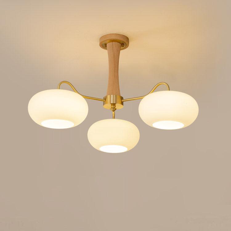 Dome Ceiling Light Semi Flush Chandelier