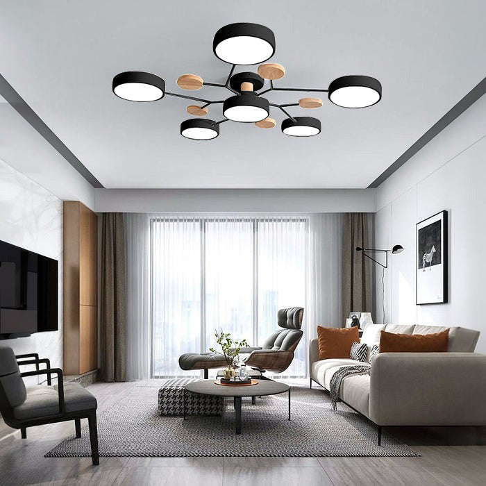 LED Ceiling Light | Multi Head Flush Mount For Bedroom Living Room