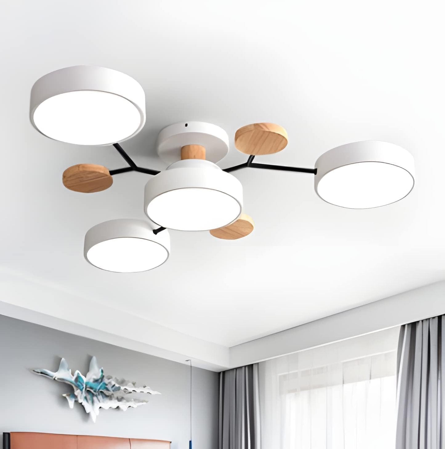 LED Ceiling Light | Multi Head Flush Mount For Bedroom Living Room