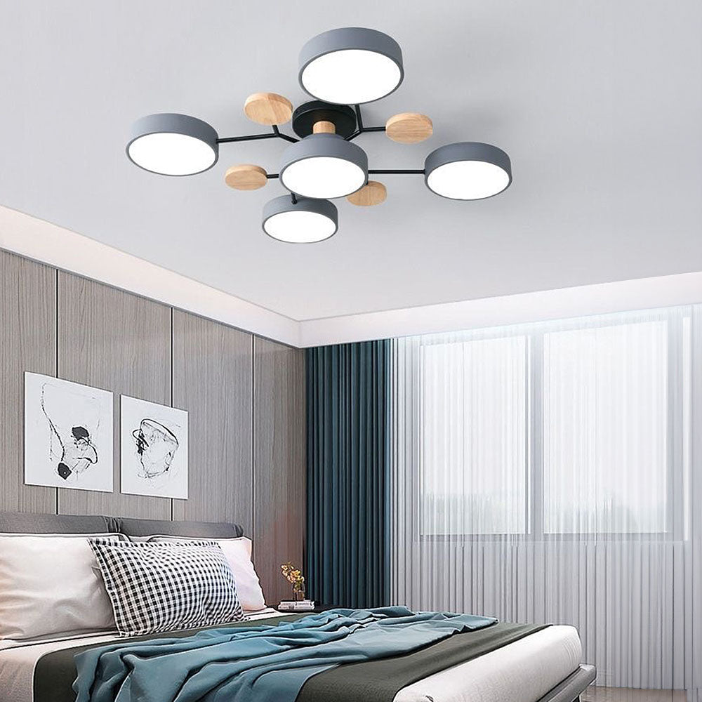 LED Ceiling Light | Multi Head Flush Mount For Bedroom Living Room