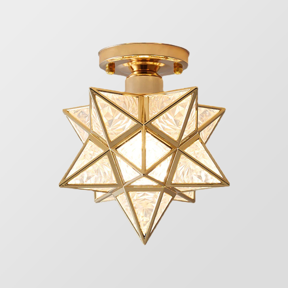 Star Ceiling Light | Flush Mount for Hallway Living Room Bedroom