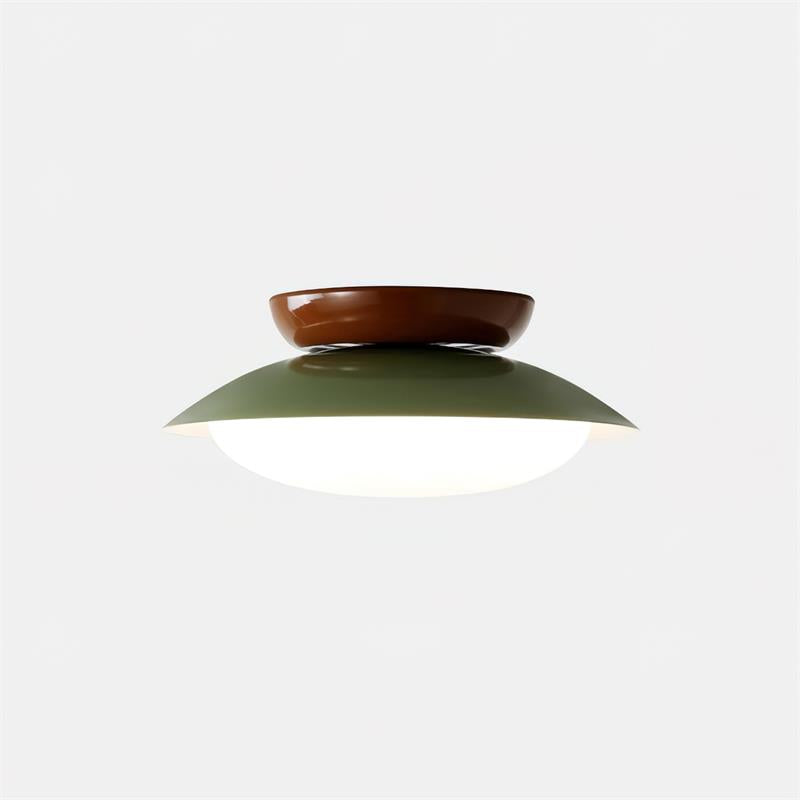 Modern Dome Ceiling Light | LED Semi Flush Mount