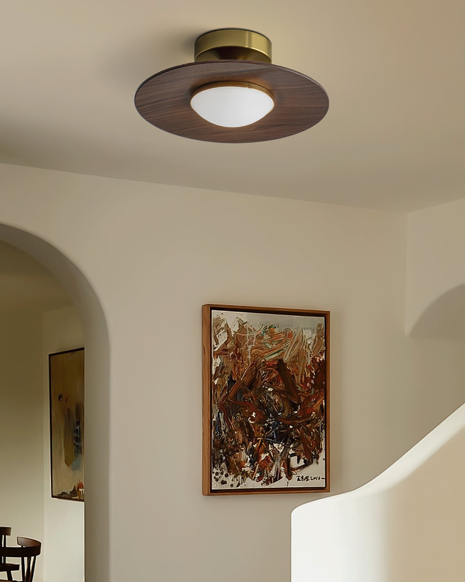Semi Flush Ceiling Light | Modern LED Ceiling Fixture