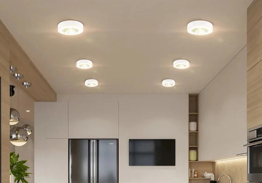 Slim Ceiling Spotlight | Low Profile Surface Mount Lighting