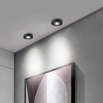 Slim Ceiling Spotlight | Low Profile Surface Mount Lighting