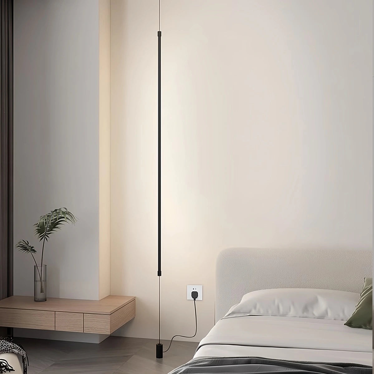 Floor To Ceiling Lamp | Minimalist Vertical Lighting