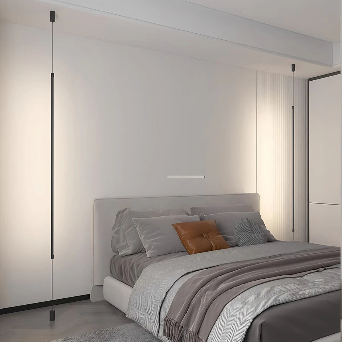 Floor To Ceiling Lamp | Minimalist Vertical Lighting