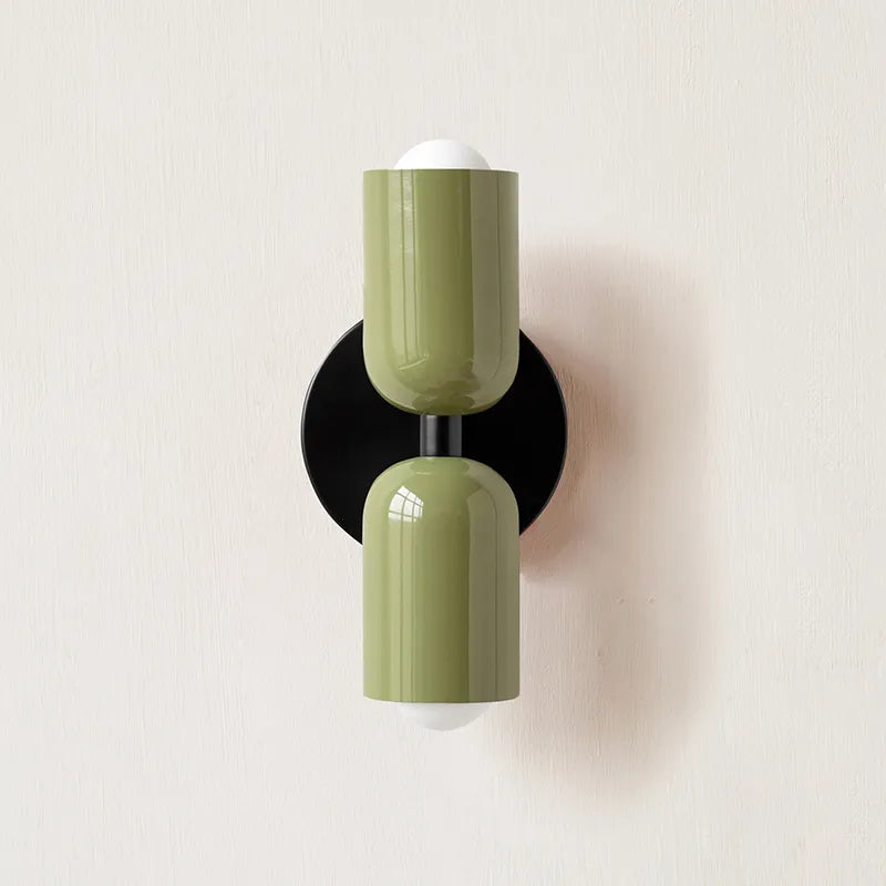 Double Up Down Wall Light | Modern Sconce For Living Room Bedroom Hallway