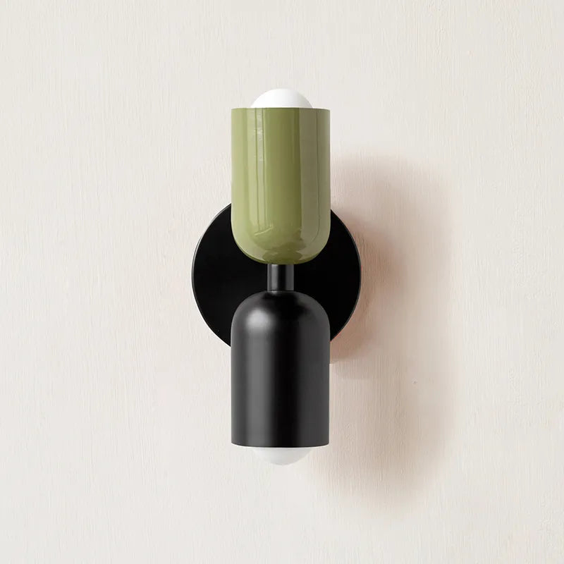 Double Up Down Wall Light | Modern Sconce For Living Room Bedroom Hallway