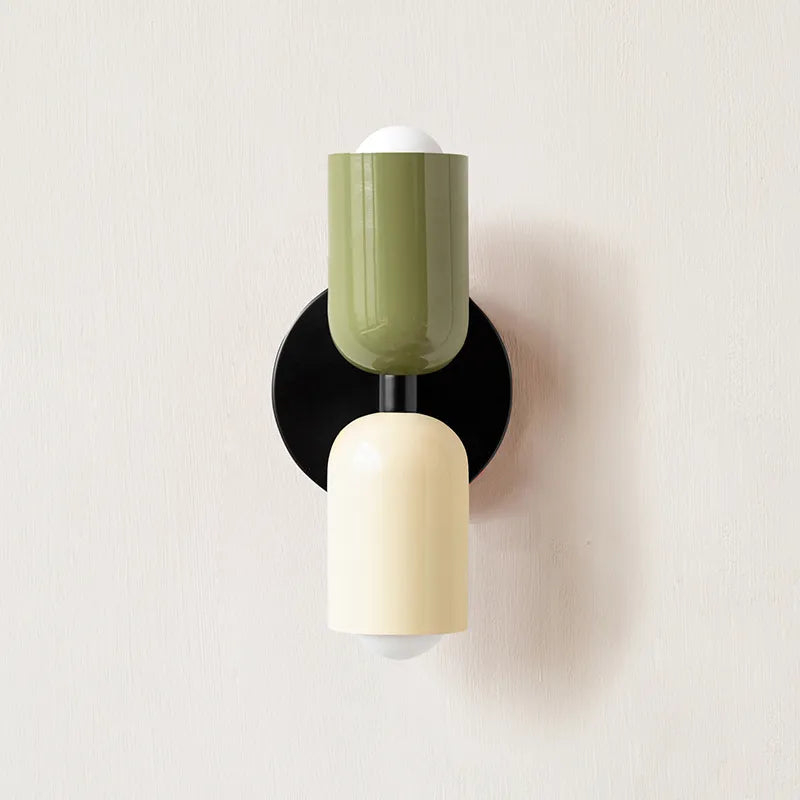 Double Up Down Wall Light | Modern Sconce For Living Room Bedroom Hallway
