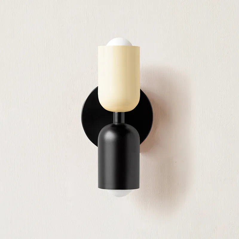 Double Up Down Wall Light | Modern Sconce For Living Room Bedroom Hallway