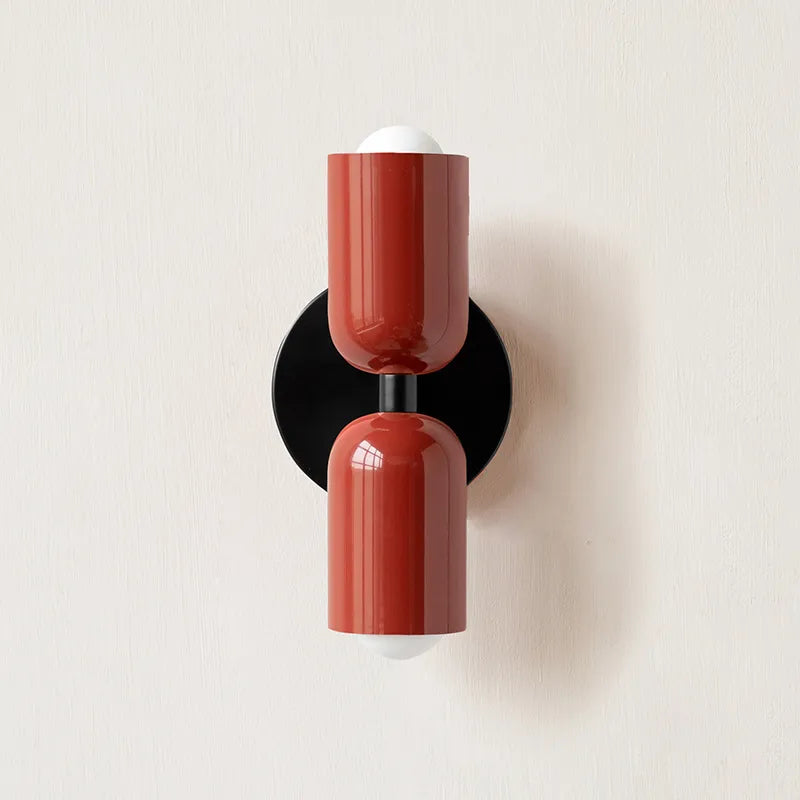 Double Up Down Wall Light | Modern Sconce For Living Room Bedroom Hallway