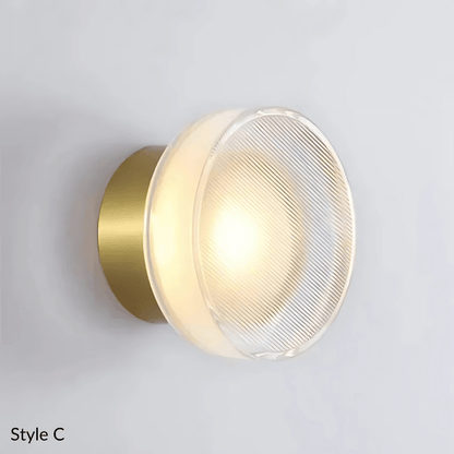 Small Round Wall Light | Modern LED Sconce
