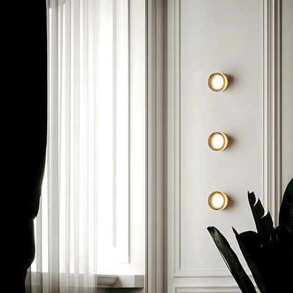 Small Round Wall Light | Modern LED Sconce