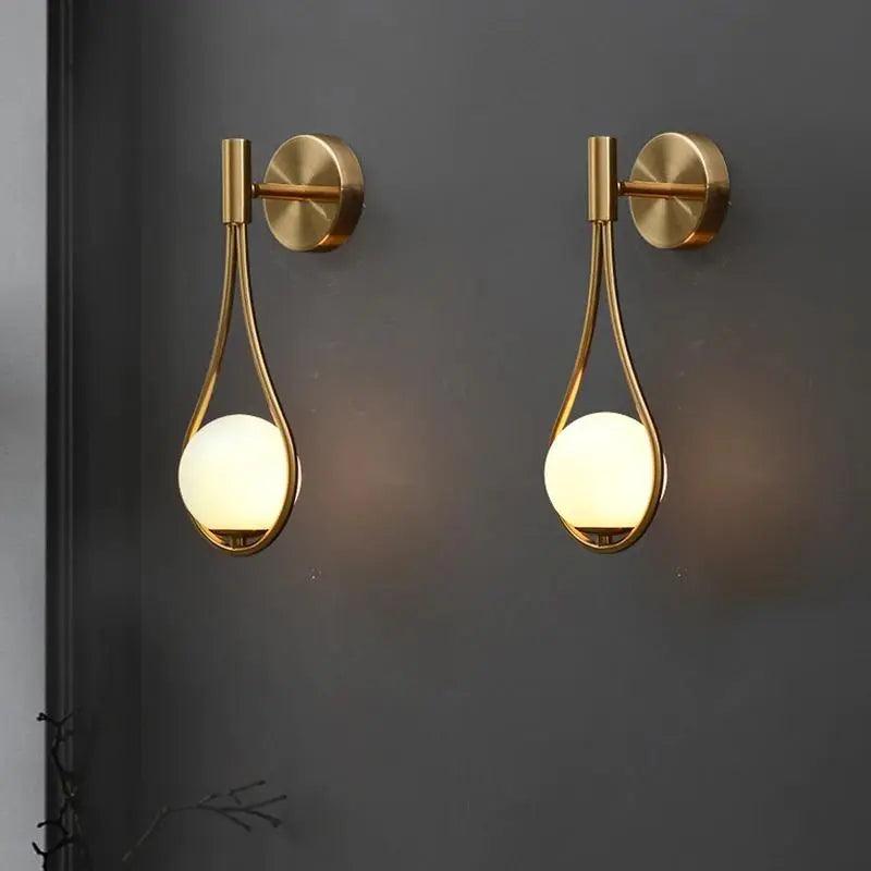 Modern Minimalist Wall Light | Teardrop Sconce