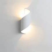Spiral LED Wall Light | Modern Up Down Sconce For Hallway Bedroom