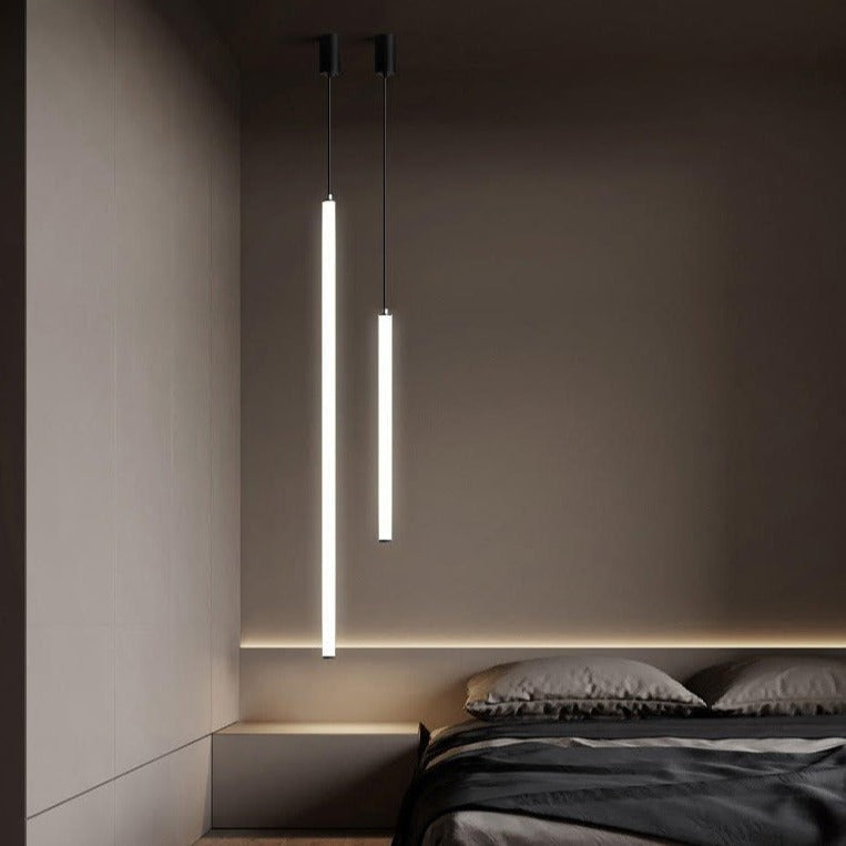 Cylinder Pendant Light | Minimalist Tube Hanging Light For Living Room Bedroom Hallway