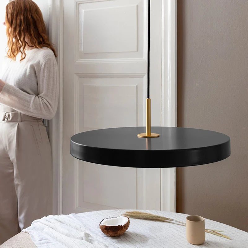 Round UFO Pendant Light | Modern Disc Design For Dining Table Living Room Bedroom
