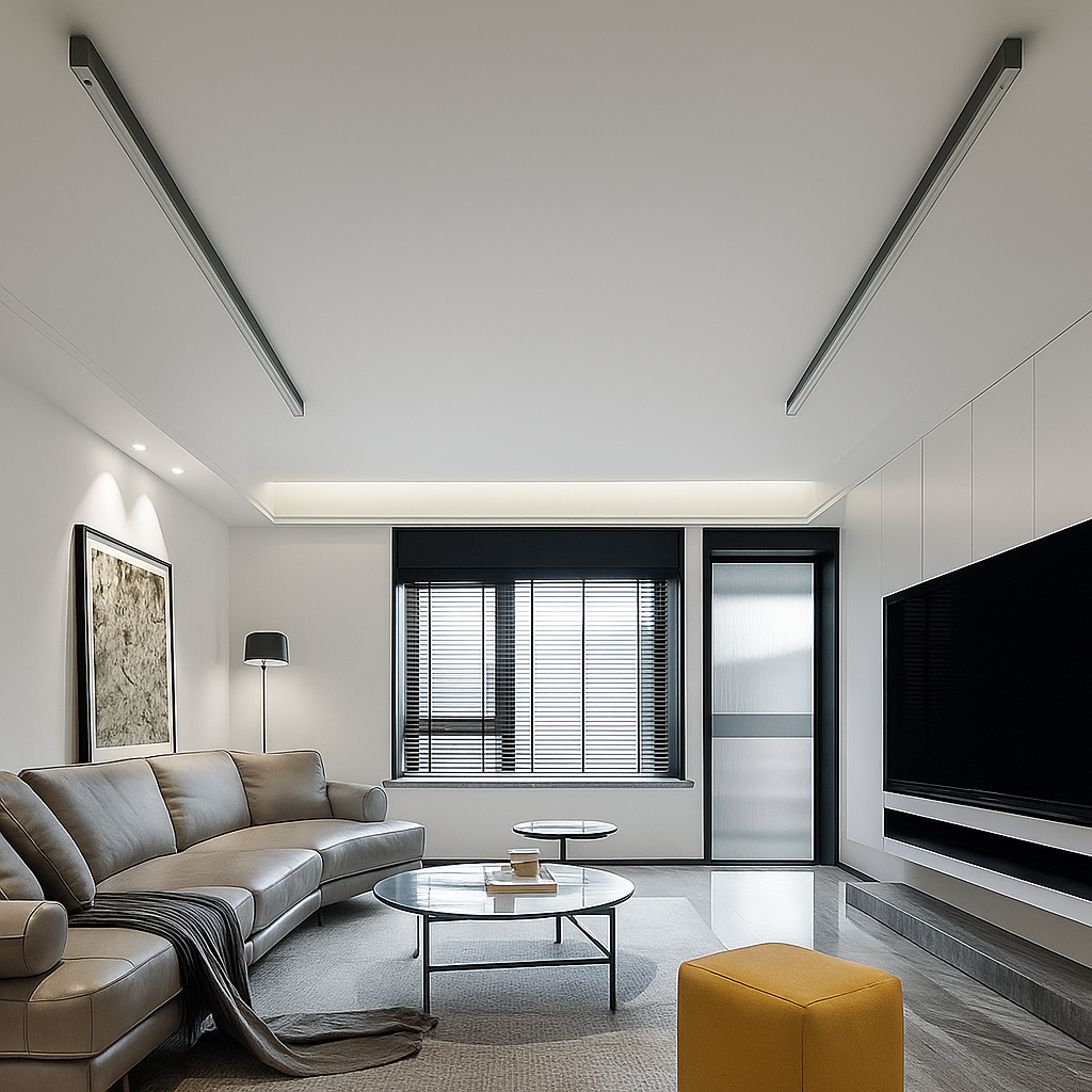 Linear LED Ceiling Light | Minimalist Flush Mount