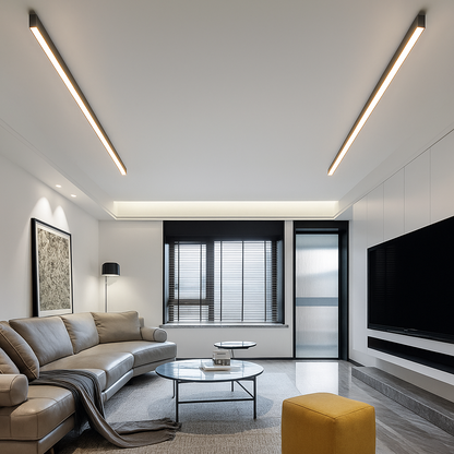 Linear LED Ceiling Light | Minimalist Flush Mount