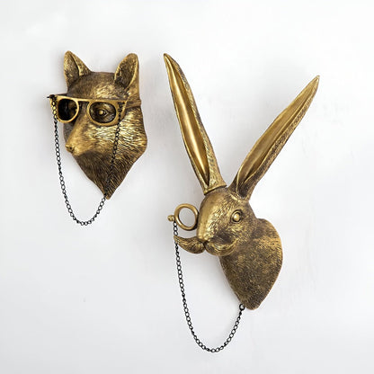 Animal Head Wall Hook | Decorative Coat And Key Holder