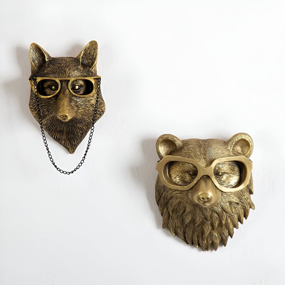 Animal Head Wall Hook | Decorative Coat And Key Holder