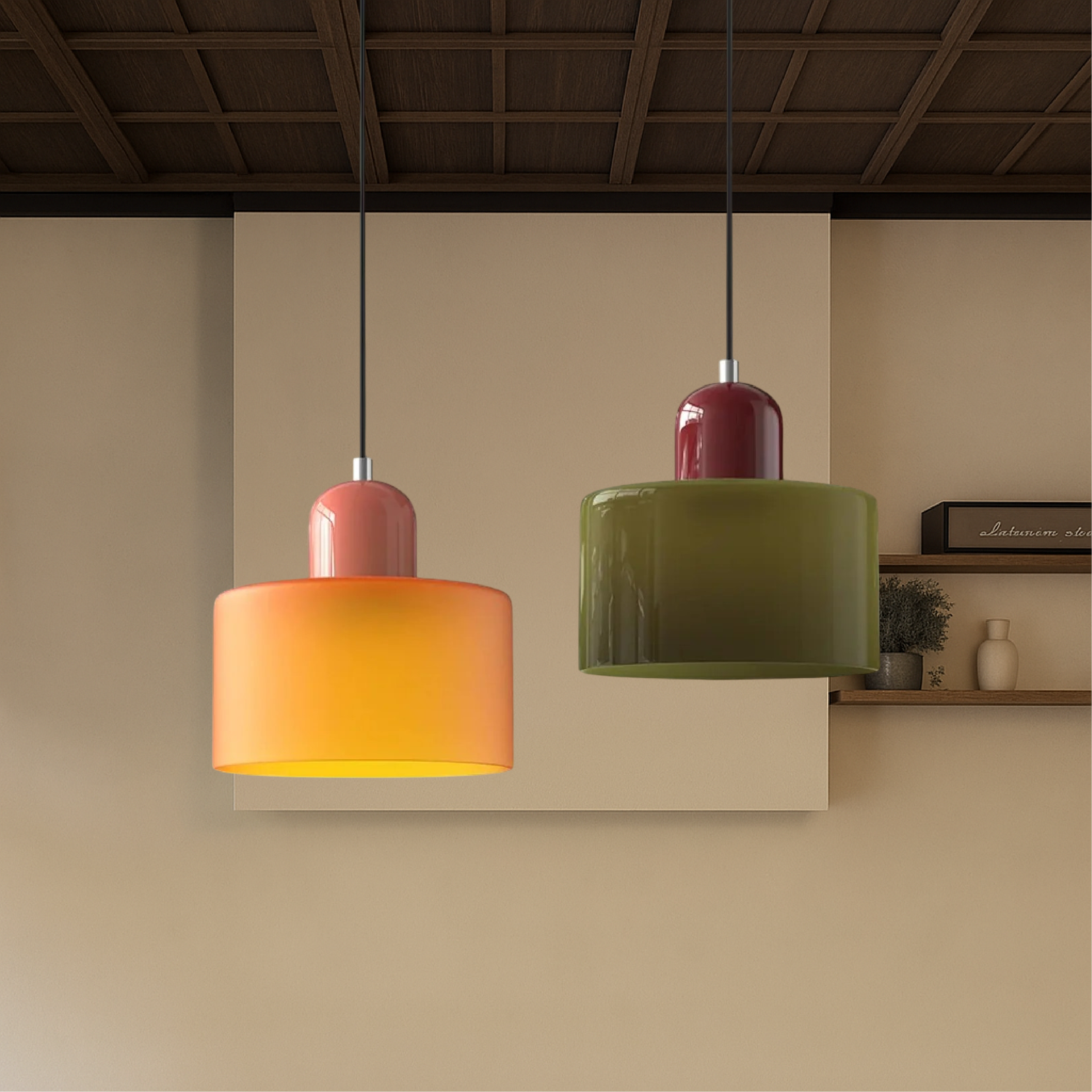 Pendant Light | Adjustable Height Modern Cylinder Shade For Dining Table Kitchen Island