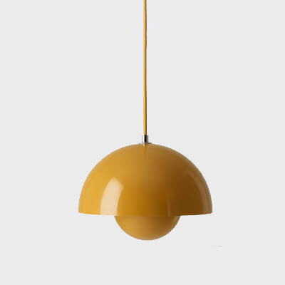Nordic Dome Pendant Light | Adjustable Height For Dining Room And Living Room