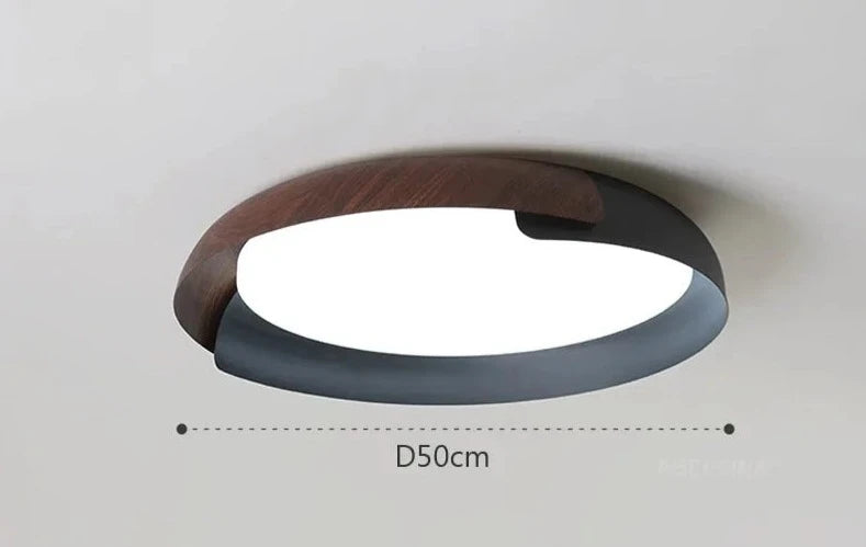Scandinavian LED Ceiling Light | Minimalist Flush Mount For Bedroom And Living Room