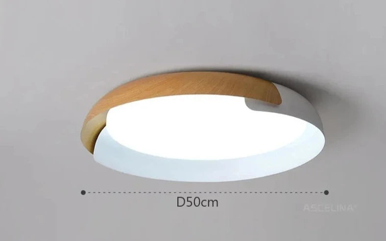 Scandinavian LED Ceiling Light | Minimalist Flush Mount For Bedroom And Living Room