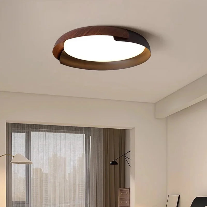 Scandinavian LED Ceiling Light | Minimalist Flush Mount For Bedroom And Living Room