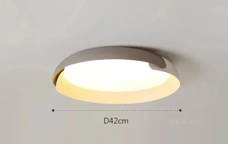 Scandinavian LED Ceiling Light | Minimalist Flush Mount For Bedroom And Living Room