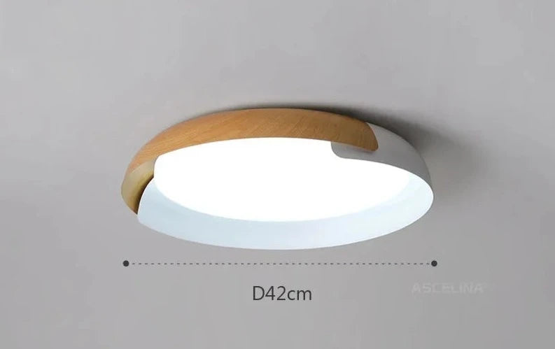 Scandinavian LED Ceiling Light | Minimalist Flush Mount For Bedroom And Living Room