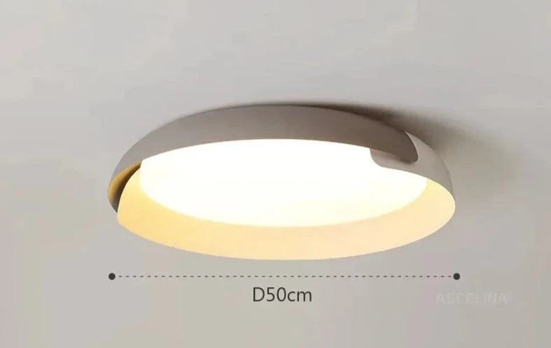 Scandinavian LED Ceiling Light | Minimalist Flush Mount For Bedroom And Living Room