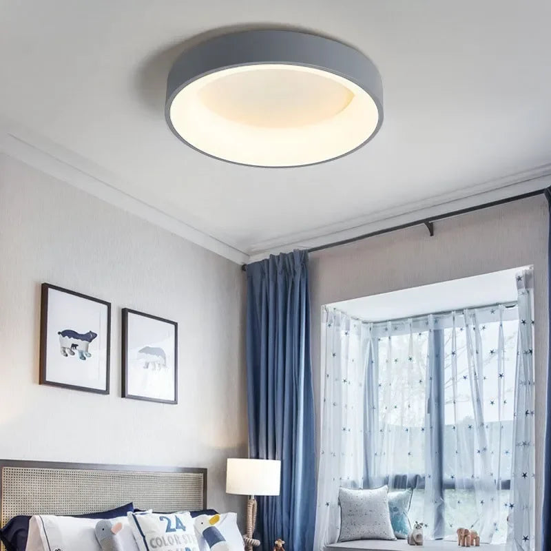Scandinavian Round Ceiling Light | Flush Mount