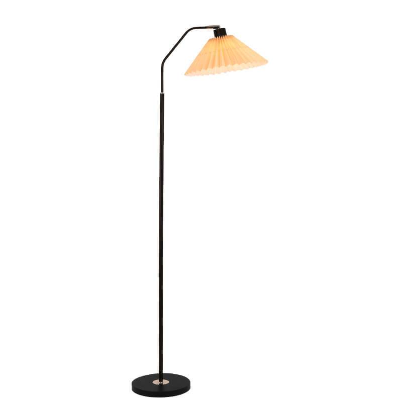 Minimalist Pleated Shade Standing Floor Lamp