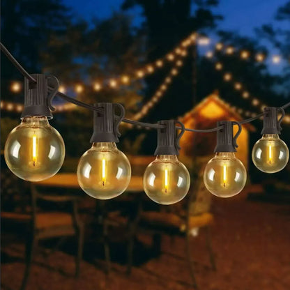 Solar String Lights | Outdoor Garden Patio Lighting