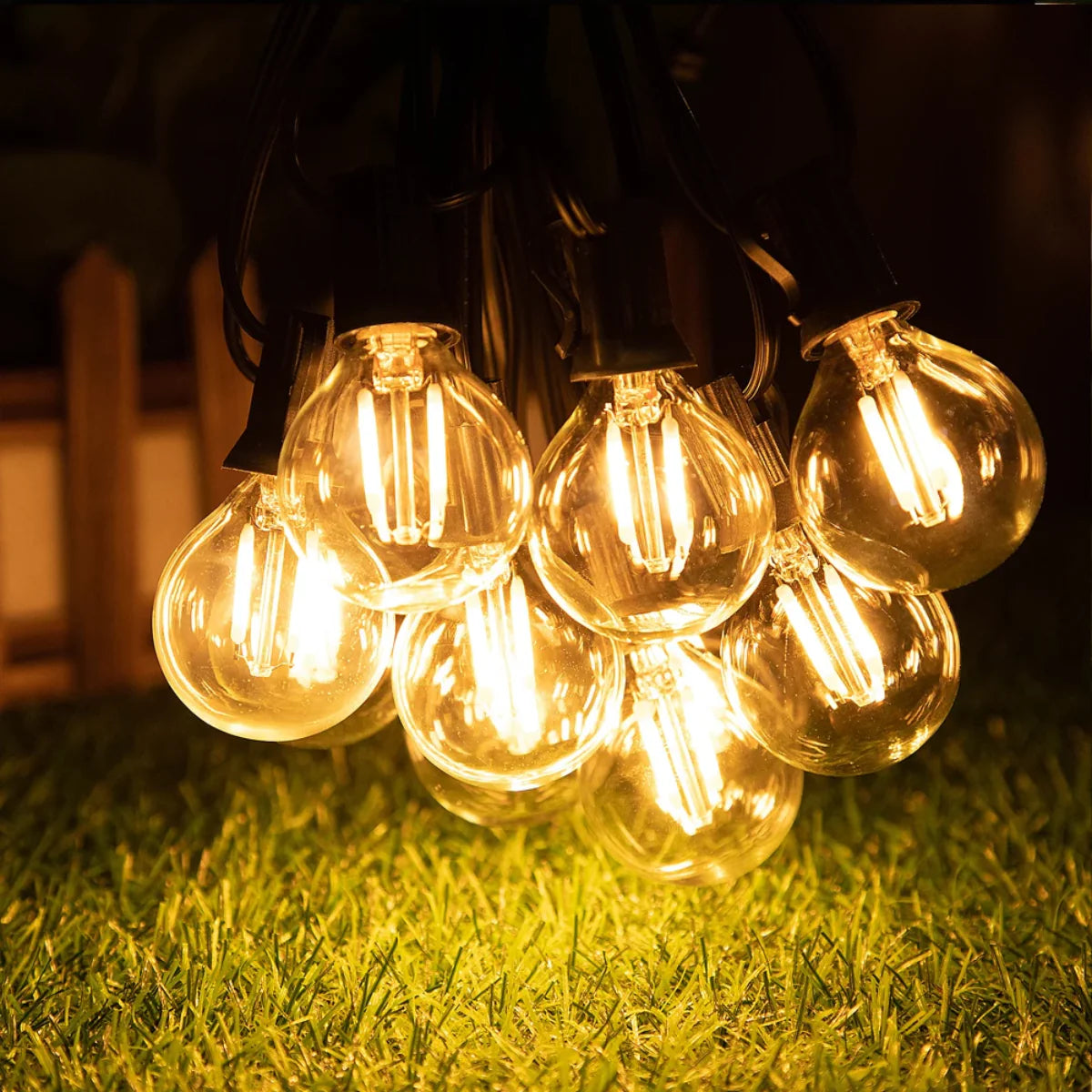 Solar String Lights | Outdoor Garden Patio Lighting