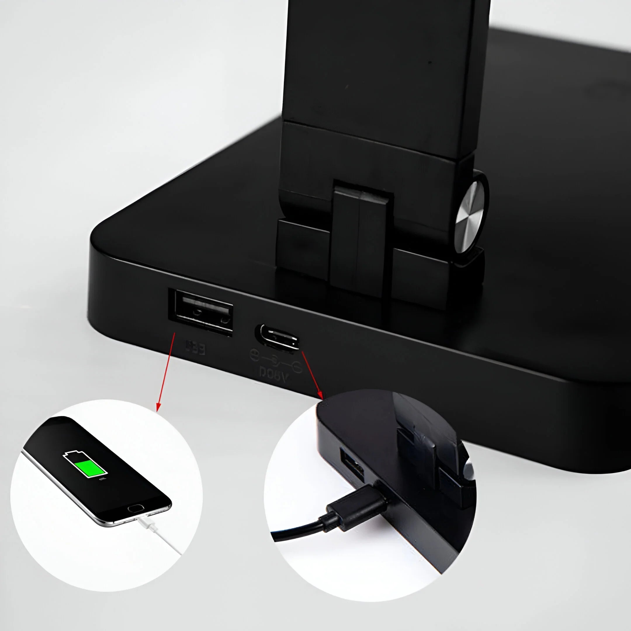 Adjustable Desk Lamp | Touch Dimmer USB Powered