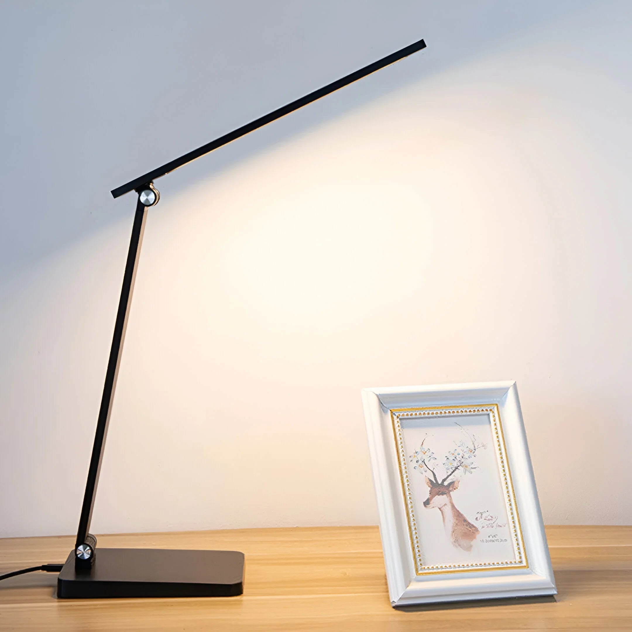 Adjustable Desk Lamp | Touch Dimmer USB Powered