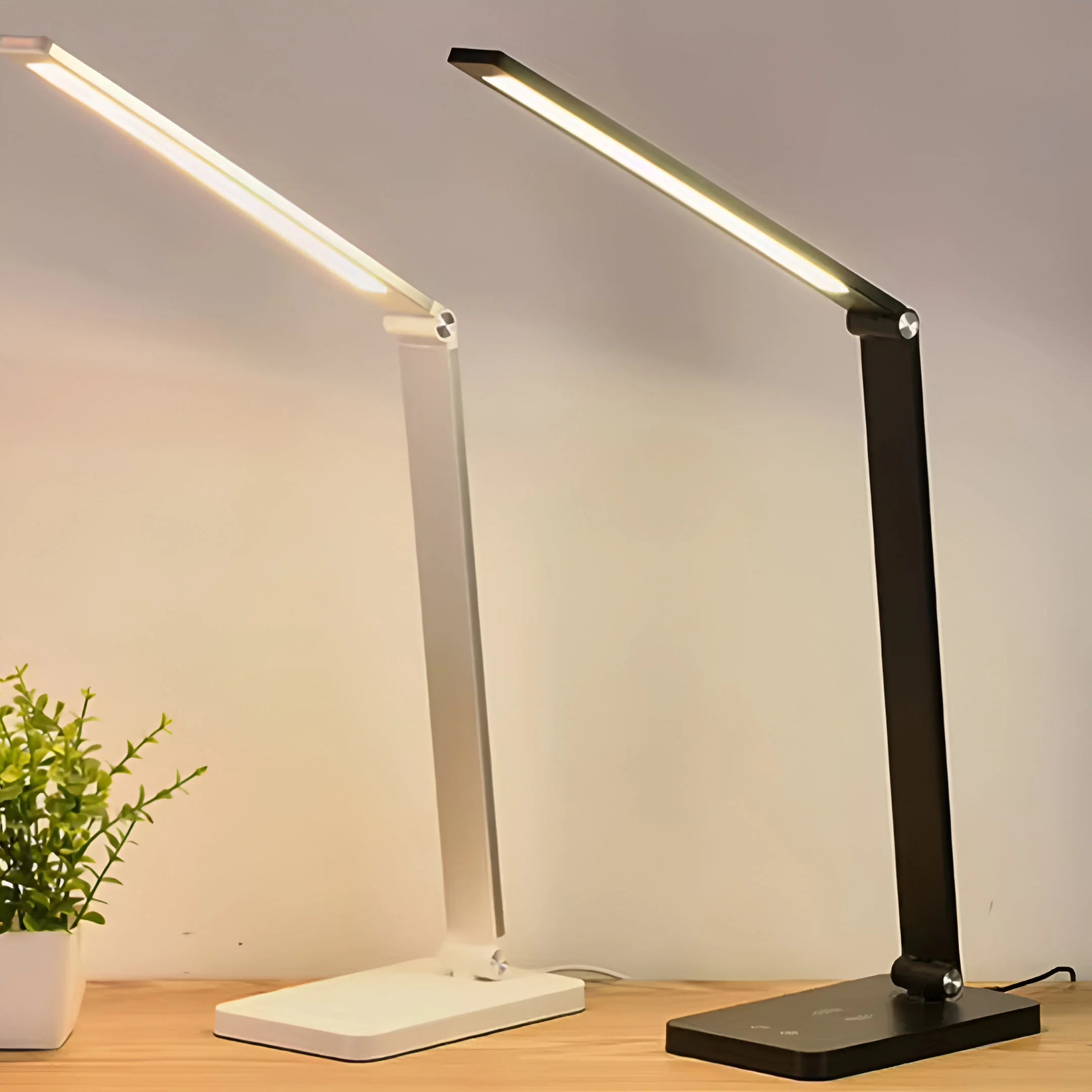 Adjustable Desk Lamp | Touch Dimmer USB Powered