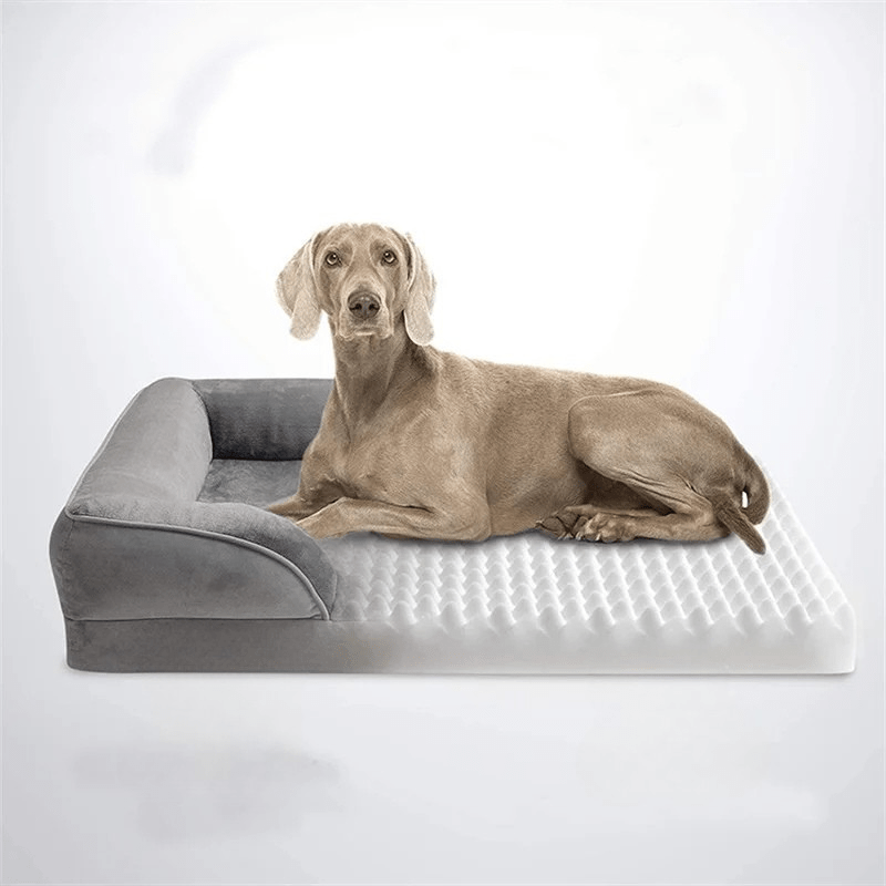 Support Dog Bed | Bolster With Removable Washable Cover