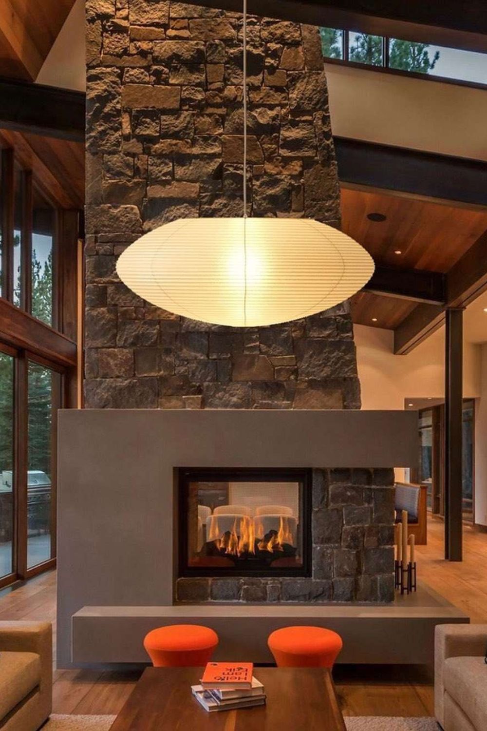 Oval Lantern Pendant Light Soft Ambient Lighting