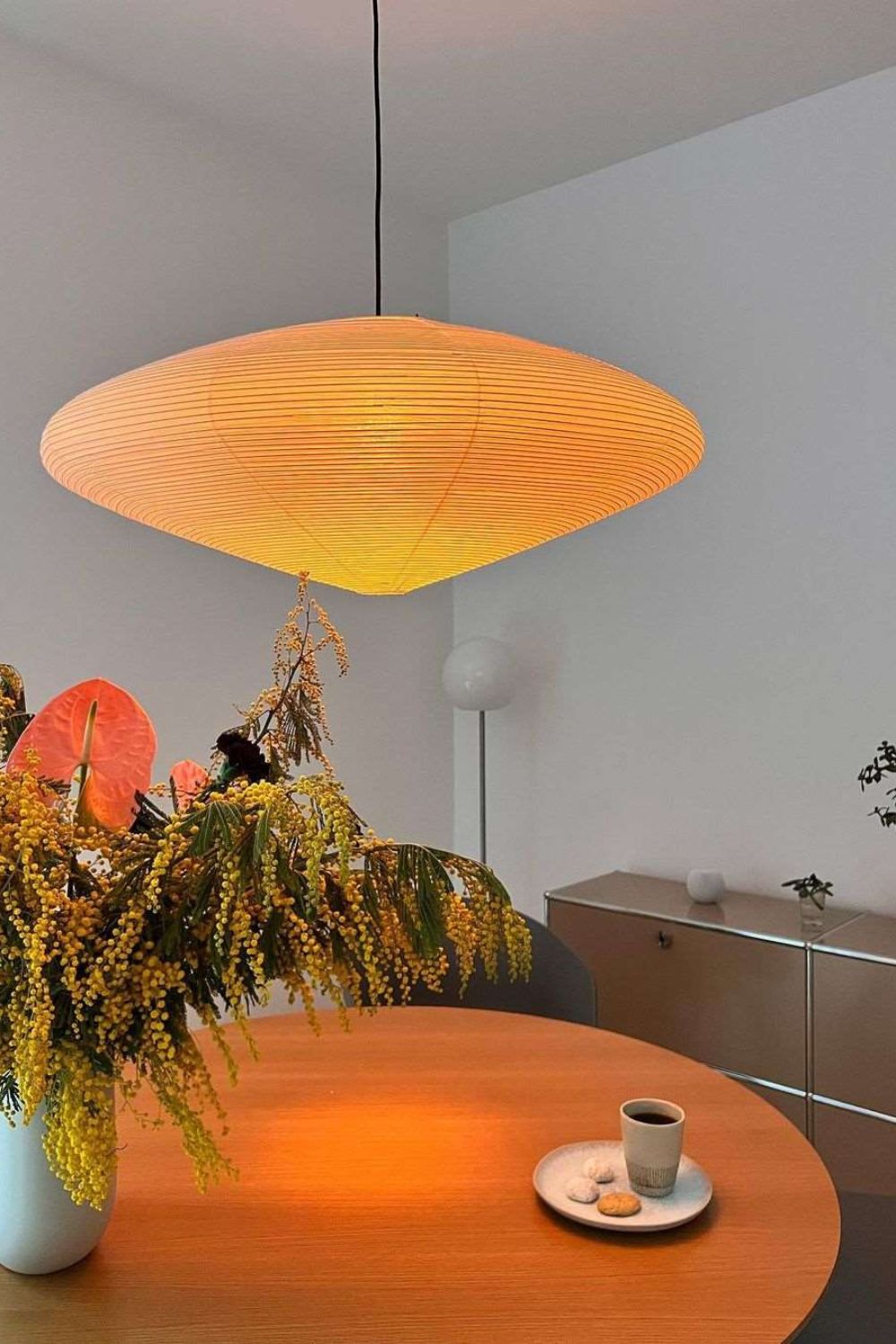 Oval Lantern Pendant Light Soft Ambient Lighting