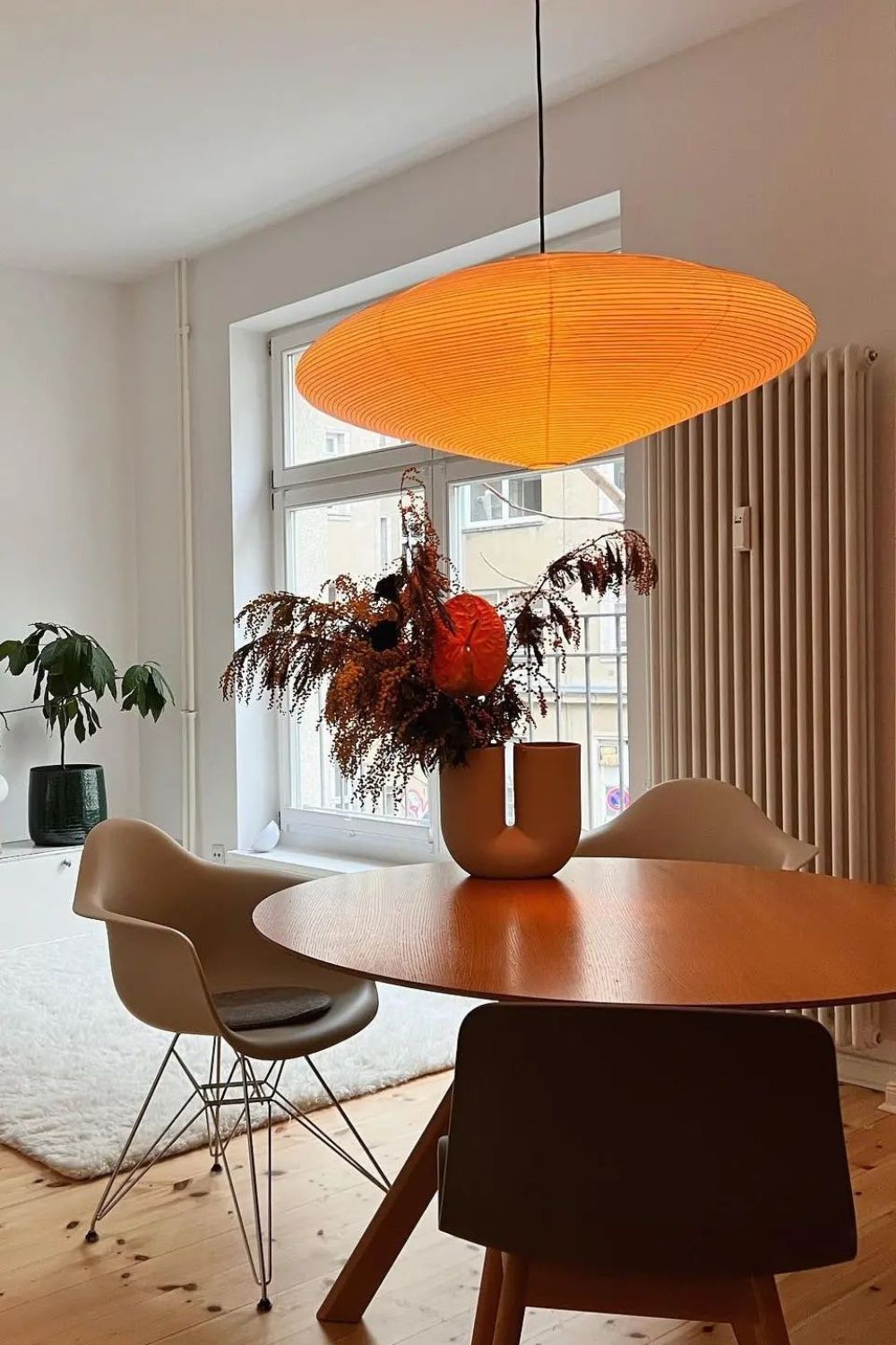 Oval Lantern Pendant Light Soft Ambient Lighting